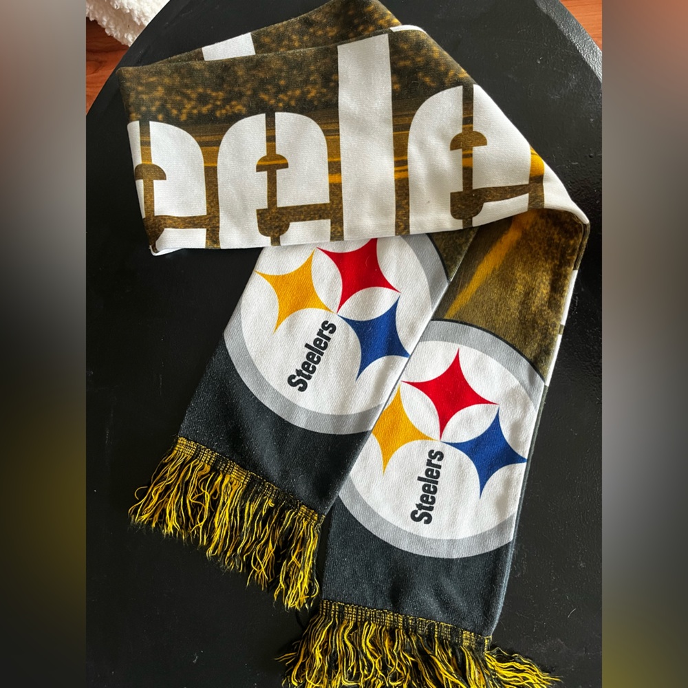 Pittsburgh Steelers Team Scarf - Black, Gold, Red, Blue, Yellow